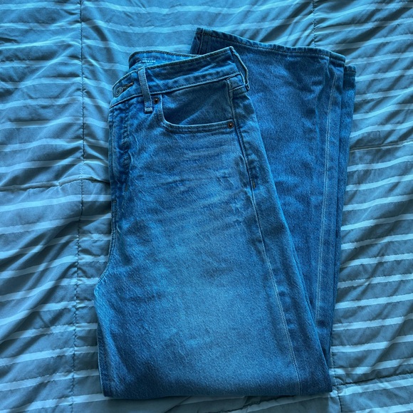 Extra High-Rise Sky-Hi Wide Leg Old Navy Denim - Picture 3 of 5